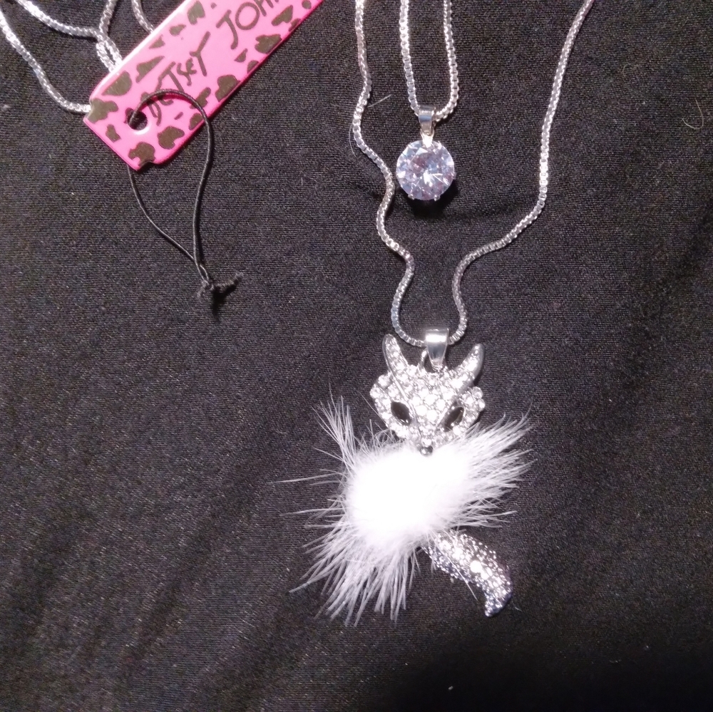 Betsey Johnson Silver fox
